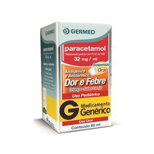 Paracetamol - Crianca 60 Ml Germed Genérico