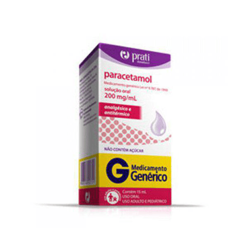 Paracetamol 200Mg/Ml - Gotas 15Ml Prati Donaduzzi Genérico