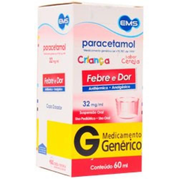 Imagem do produto Paracetamol 32 Mg/ML - Criança 60Ml Medley Genérico