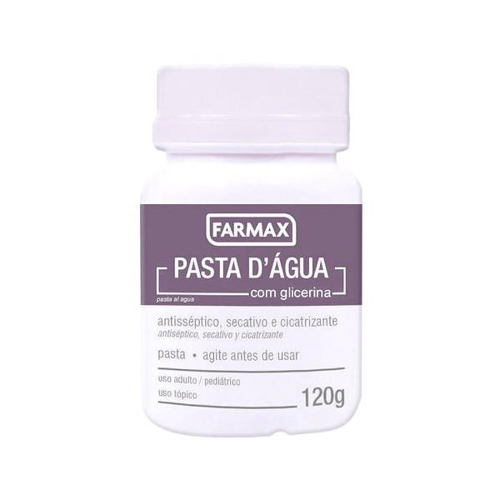 Pasta D'Água Com Glicerina Farmax 120G