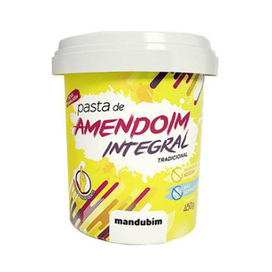 PASTA DE AMENDOIM INTEGRAL 450GR