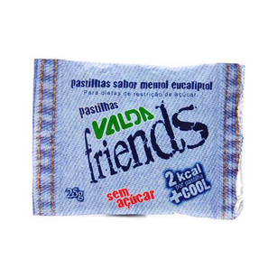 VALDA FRIENDS PASTILHA SACH  25G S/ACUCA