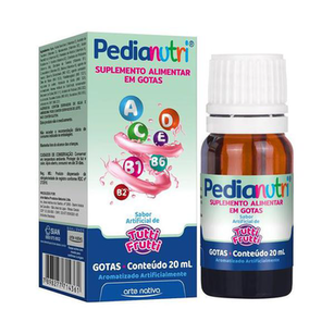 Imagem do produto Pedianutri Suplemento Alimentar Em Gotas Sabor Tuttifrutti Com 20Ml