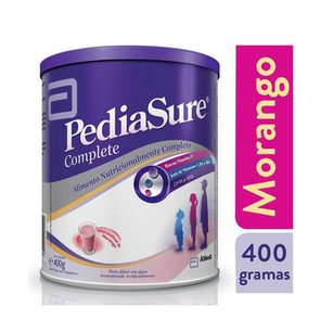 Pediasure - Pó Morango Com 400G - Complemento Alimentar Infantil