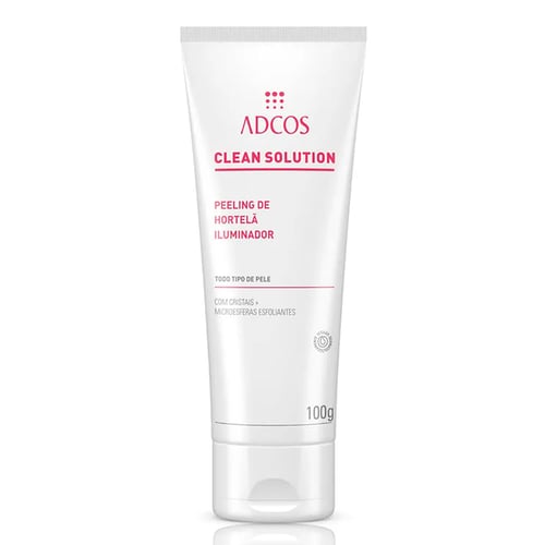 Peeling Facial De Hortelã Adcos Iluminador 100G