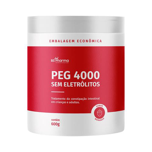 Peg 4000 Embalagem Econômica Morango 600 Gramas