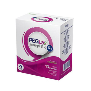 Laxante peg-lax 17g c/ 14 env sabor limao - macrog