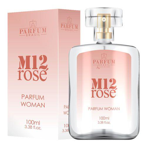 Perfume Feminino M12 Rosé Parfum Brasil 100Ml