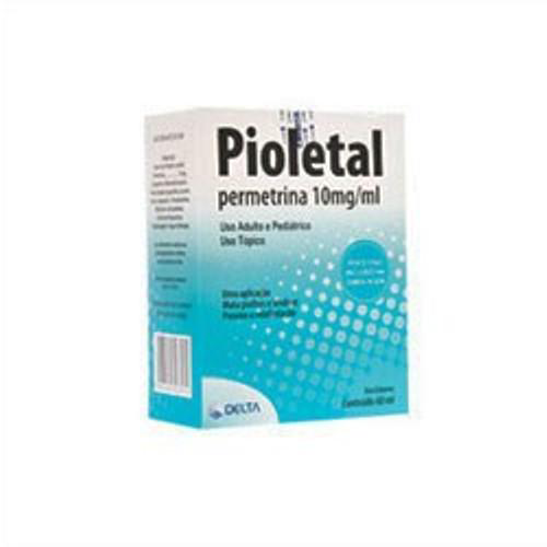 Permetrina - Pioletal Solução Tópica Com 60 Ml