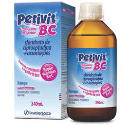 Petivit Bc - Xarope 4,00 + 0,60 + 0,75 + 0,670 + 6,67 + 21,67Mg/Ml Frasco Com 240Ml