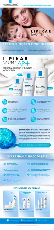 Imagem Complementar da Bula do Loção Hidratante Corporal La Roche-Posay Lipikar Baume Ap+ 75Ml