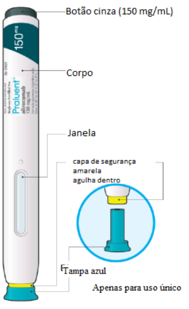 Imagem Complementar da Bula do praluent - 75 mg/ml solução injetável 1 seringa preenchida 1,0 ml 1 can aplicador