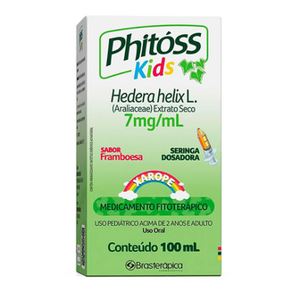 Phitoss 7Mg/Ml Xarope 100Ml + Copo E Seringa Dosadora