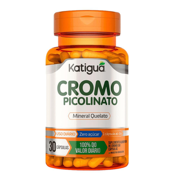 Picolinato De Cromo Katiguá Com 30 Cápsulas