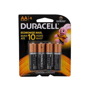 Pilha - Duracell Pequena Aa 04 Un