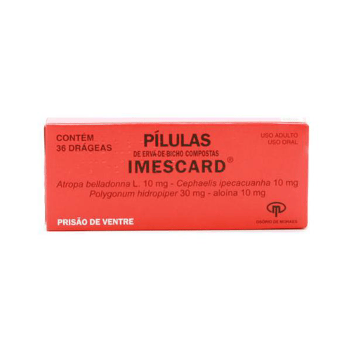 Pilula - De Imescard 36 Comprimidos