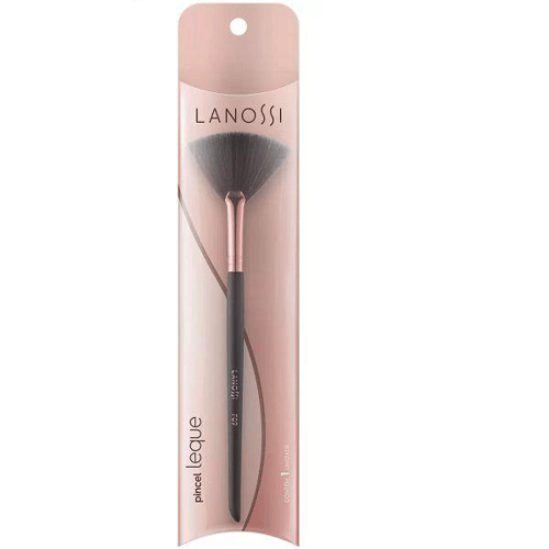 Pincel Lanossi Rose Black Leque F09