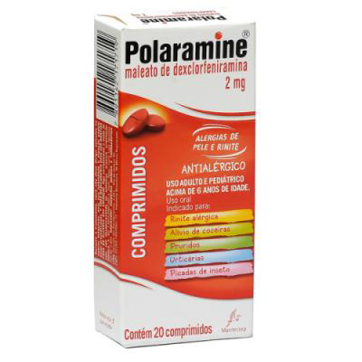 Polaramine 2Mg Com 20 Cpr**