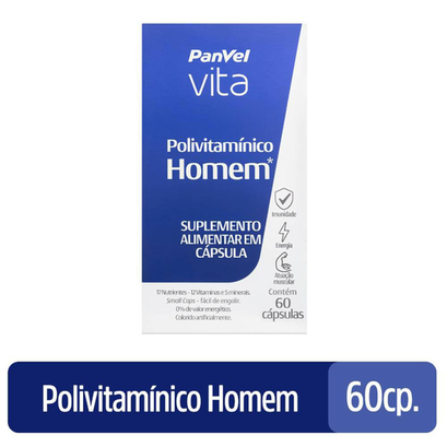 Polivitamínico Homem Vita 60 Cápsulas