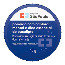 Pomada Descongestionante Rub Drogaria São Paulo 12G