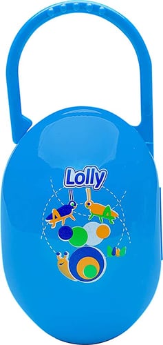 Porta Chupeta Lolly Azul Zoo