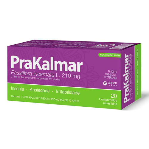 Prakalmar 210Mg Com 20 Comprimidos