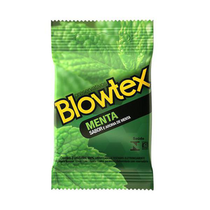 Preservativo - Blowtex Menta Com 3 Unidades