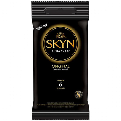 Preservativo Blowtex Skyn Original Com 6 Unidades