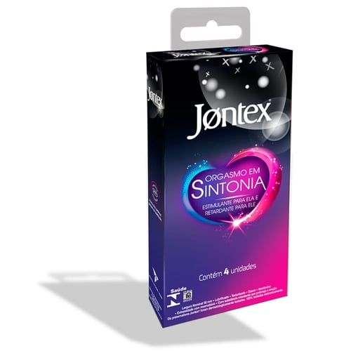 Preservativo Jontex Orgasmo Em Sintonia Com 4 Unidades