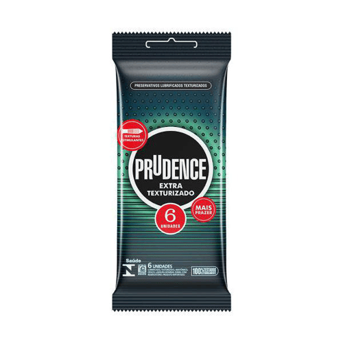 PRESERVATIVO PRUDENCE EXTRA TEXTURIZADO PC C/6 UN