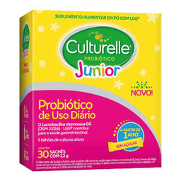 Probiótico Culturelle Junior - Com 30 Sachês