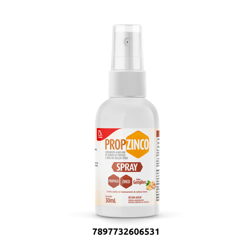 Imagem do produto Propzinco Própolis Sabor Gengibre Spray 30Ml