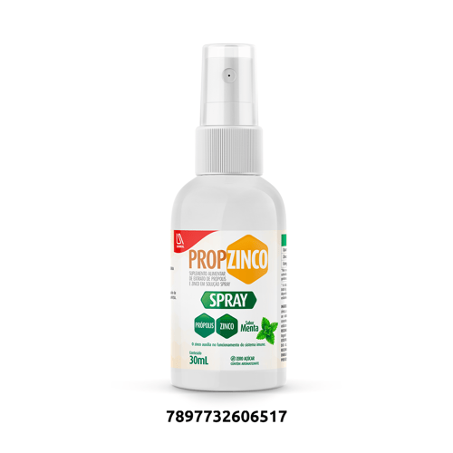 Imagem do produto Propzinco Própolis Sabor Menta Spray 30Ml