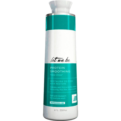 Prosalon Let Me Be Escova Progressiva Protein Smoothing Passo Único Sem Formol 1L