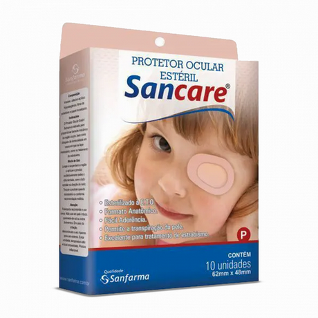 Prot Ocular Sancare P 10 Unid