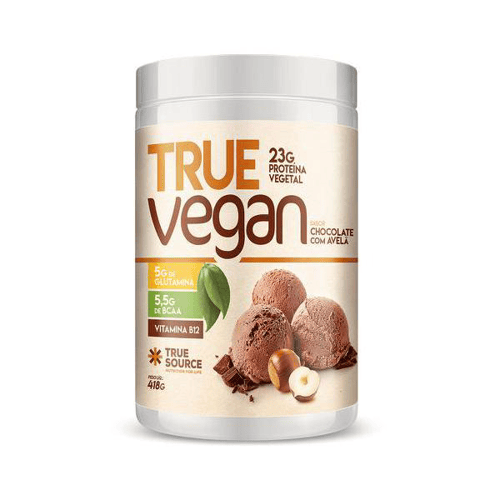 Proteína Vegana True Vegan Chocolate Com Avelã 418G True Source