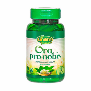 Proteína Vegetal Concentrada Ora Pronobis Unilife 60 Cápsulas De 450Mg