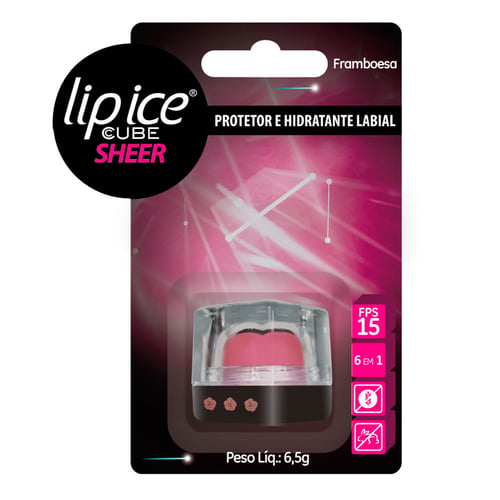Protetor E Hidratante Labial Lip Ice Cube Shee By Rafa Kalimann Fps 15 6,5G