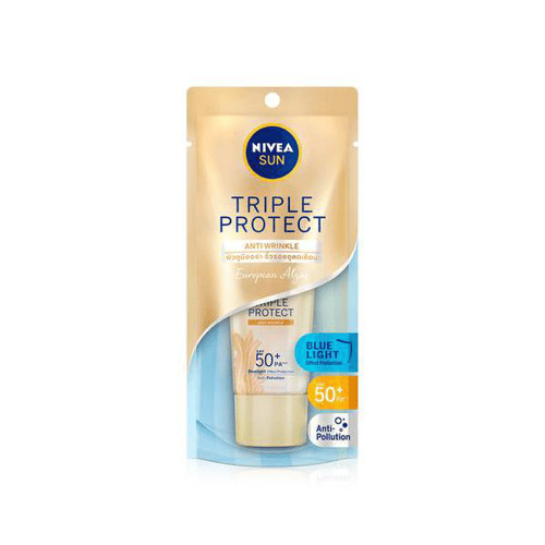 Protetor Facial Nivea Sun Triple Protect Antissinais Fps50 Com 40Ml 40Ml