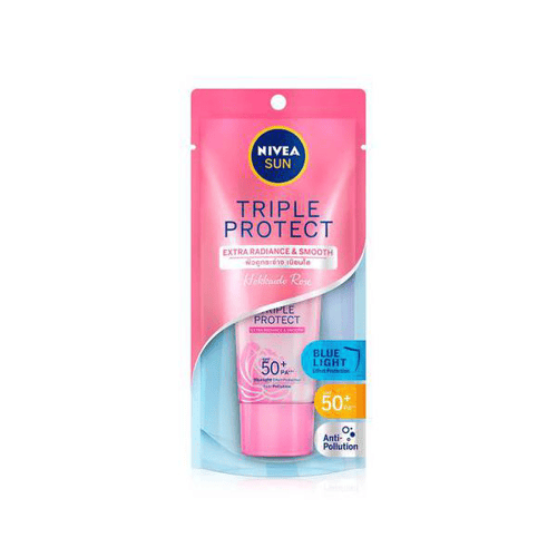 Protetor Facial Nivea Sun Triple Protect Extra Radiante & Smooth Fps 50 40Ml