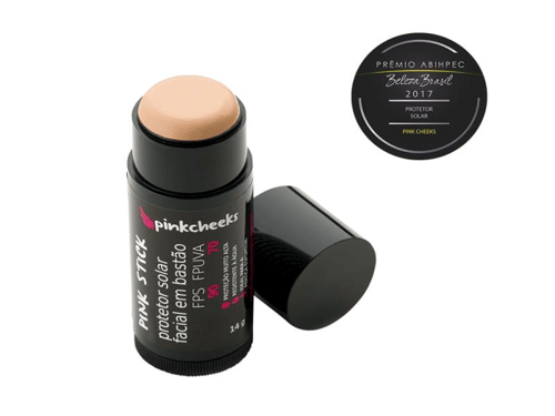 Protetor Facial Pink Cheeks Pink Stick 15Km 14G