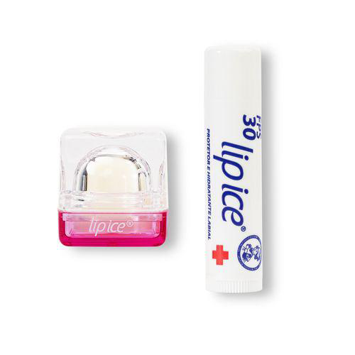 Protetor Labial Cube Romã Blueberry + Lip Ice Alta Proteção Fps 30 Grátis Cube Romã Blueberry + Lip Ice Alta Proteção Fps 30 Grátis