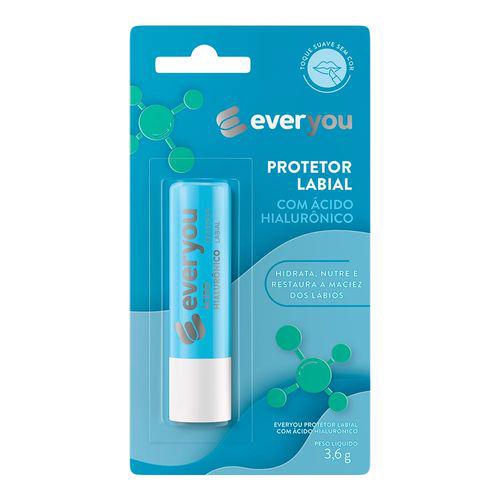 Imagem do produto Protetor Labial Ever You Ácido Hialurônico Vegano 3,6G