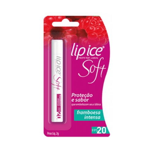 Protetor Labial Lip Ice Soft Framboesa Intensa Fps20 2G