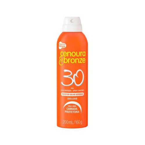 Imagem do produto Protetor Solar Aer Cenoura E Bronze Fps30 200Ml