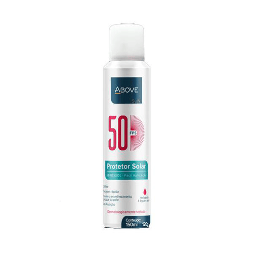 Protetor Solar Aerosol Above Sun Fps50 Com 150Ml