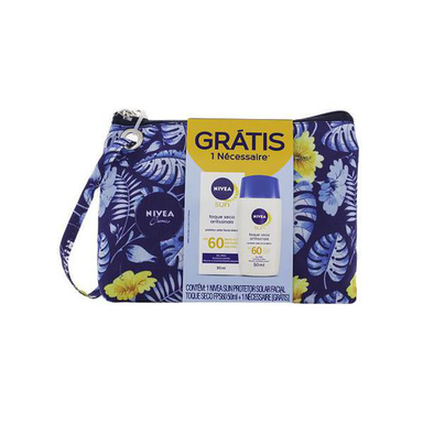 Imagem do produto Protetor Solar Facial Nivea Sun Toque Seco Antissinais Fps60 50Ml Grát