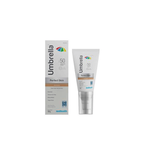 Protetor Solar Facial Umbrella Perfect Skin Tom Escuro FPS50 50G