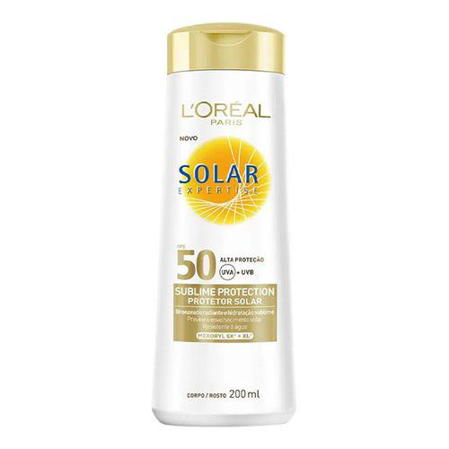 Protetor Solar Loréal Expertise Sublime Protection Fps 50 200Ml