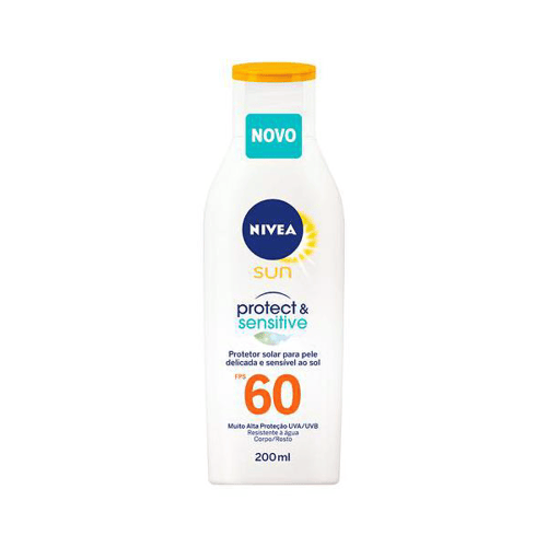 Protetor Solar Nivea Sun Protect & Sensitive Fps 60 200Ml